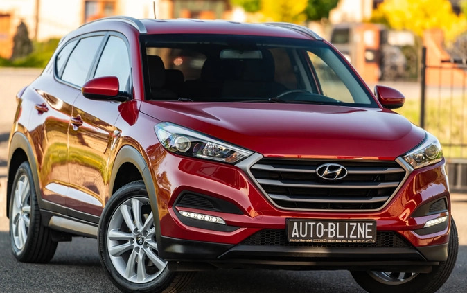 samochody osobowe Hyundai Tucson cena 67800 przebieg: 162000, rok produkcji 2016 z Połczyn-Zdrój